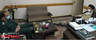 دیدار فرمانده سپاه حضرت عبدالعظیم با امام جمعه   شهرستان ری