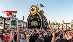 آئین مراسم نخل گردانی در شهرستان گناباد+فیلم