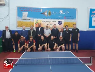 تیم مرکز مقاومت بسیج وزارت راه و شهرسازی قهرمان مسابقات تنیس روی میز کارکنان دولت شد