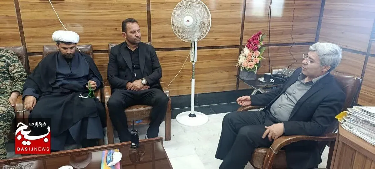 دیدار مسئولان سپاه با  رییس دادگستری و دادستان شهرستان لردگان