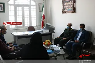 بازدید فرمانده سپاه البرز از دفتر سرپرستی روزنامه جوان