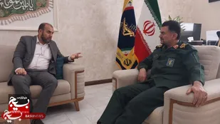 دیدار معاون روابط عمومی بسیج با فرمانده سپاه استان سمنان+ عکس