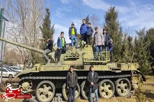 نوجوانان بسیجی سرخه از موزه دفاع مقدس بازدید کردند