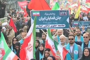 تصاویری از رزمایش جان&zwnj;فدا با شعار &laquo;گیلان فدای ایران&raquo; در رشت