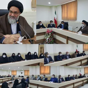 دیدار مسئولان و اعضای بسیج اساتید با نماینده رهبرانقلاب در استان/ توصیه های حجت&zwnj;الاسلام والمسلمین حسینی به اساتید بسیجی