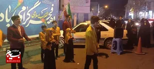 بر پایی ایستگاه انقلاب به مناسبت ایام الله دهه مبارک فجر در قم