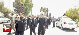 دسته&zwnj;روی عاشقان اهل&zwnj;بیت(ع) از ناحیه مقاومت بسیج تا مصلای المهدی(عج) پلدختر