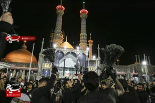 حرم اخت الرضا(س) در سوگ شهادت علی بن موسی الرضا(ع)
