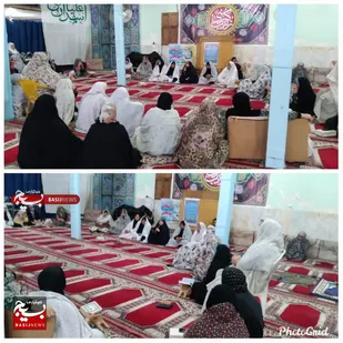 مراسم معنوی اعتکاف در شهرستان رامشیر