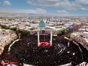طنین یا حسین زنجانی ها در&laquo; یوم العباس&raquo;