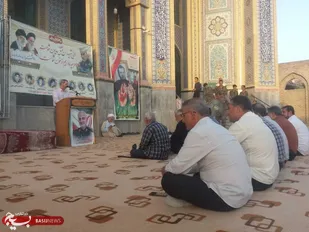 برگزاری مراسم سالگرد تدفین شهید مهدی ئی در شهر دلند گلستان