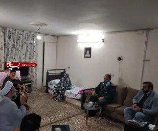دیدار فرمانده سپاه ری با خانواده شهیدان حمید و حجت ابراهیمی