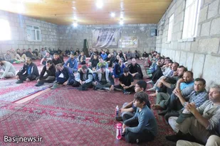 برگزاری عزاداری محرم حسینی در حسینیه دشت میشان همدان