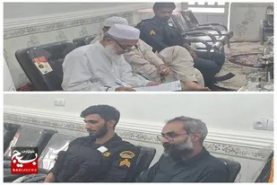 نشست صمیمی فرمانده انتظامی بخش کهیر با امام جمعه و شورای اسلامی کهیر