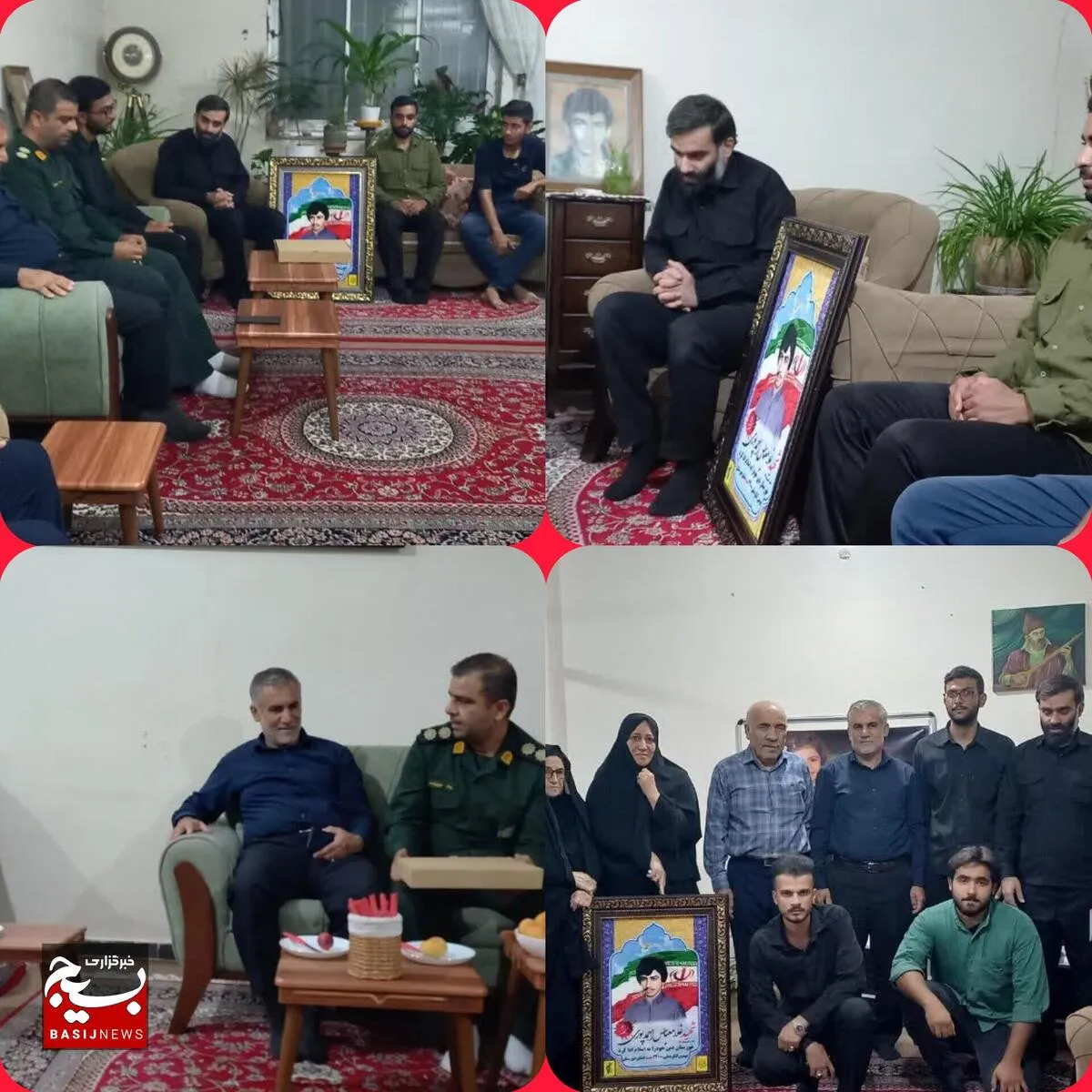 سرکشی از خانواده بسیجی شهید عزت اله صالحوند