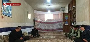 دیدار با خانواده های شهدا ی بخش خانمیرزا
