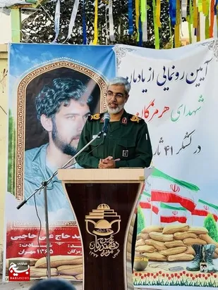 رونمایی ازیادمان شهدای شاخص  هرمزگان درلشکر41 ثارالله کرمان
