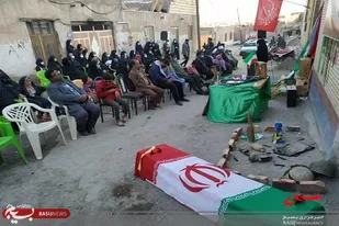 برگزاری مراسم آبروی محله در حاشیه شهر زاهدان توسط حوزه حضرت خدیجه(س)زاهدان