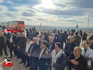 کاروان بسیج کارگری قم رهسپار سرزمين نور شد