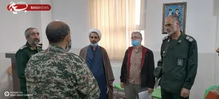بازدید نمایندگی ولی فقیه وشورای نمایندگی لشکر ۱۴ امام حسین(ع) از گردان های ۱۰۴و۱۰۸ امام حسین(ع)