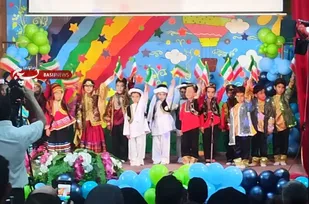 مراسم جشن دهه کرامت و اختتامیه مهدهای قرآنی پایگاه های بسیج خواهران حوزه۴ ریحانه النبی ناحیه مقداد