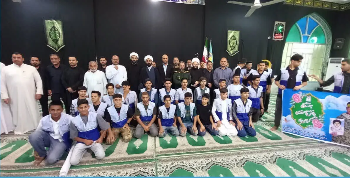 شرکت در نماز جمعه و تجدید میثاق با شهدای مدرسه میناب