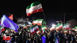 اهالی محله طلاب مشهد باز هم پای‌کار ایران و انقلاب