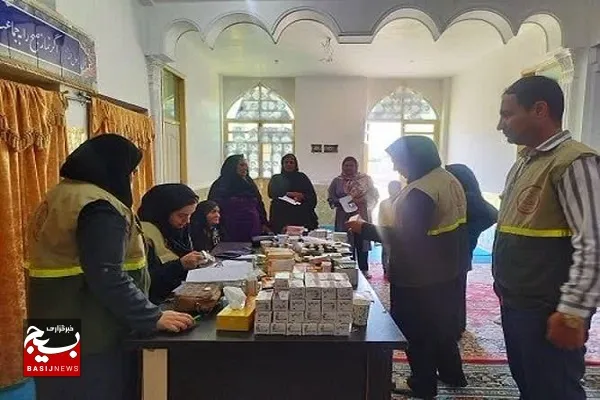 ارائه ۳۲۳ خدمات رایگان سلامت در اردوی جهادی روستای (تل میلک کهواده) شهرستان کوه چنار