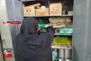 جهادگران پرشور در صحنه نقش آفرینی می کنند