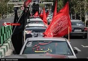 راهپیمایی خودرویی 22 بهمن در مسیر هفت باغ کرمان