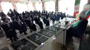 میثاق دختران سلیمانی با شهدا در روستای ولی آباد   قرچک
