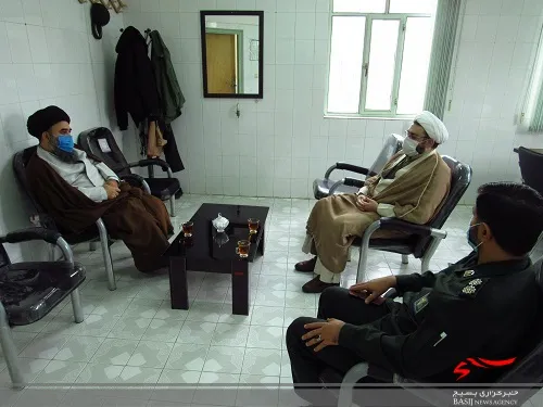 دیدار مسئول نهاد مقام معظم رهبری در دانشگاه تفرش با هیات رئیسه ناحیه مقاومت بسیج تفرش
