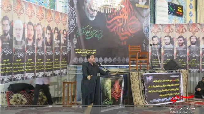 برگزاری مراسم بزرگداشت سردار شهید حاج قاسم سلیمانی و جانباختگان کرمان و شهدای هواپیمای مسافربری بوئینگ درشازند