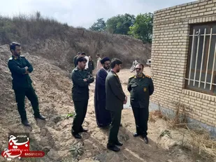 بازدید فرمانده سپاه ناحیه میامی از اماکن بسیج شهر رضوان