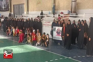 ۴۰۰ بسیجی خواهر در اولین جشنواره ورزشی بسیج خواهران شهرستان جهرم شرکت کردند