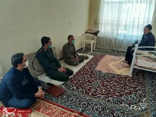 دیدار با خانواده معظم شهدا در گندمان