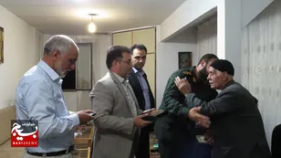 با خانواده شهید محمد غفاری دیدار و از آنها دلجویی شد+عکس