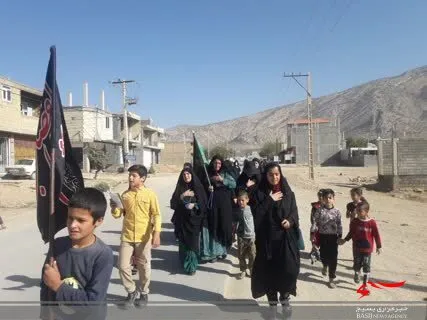 پیاده روی بسیجیان شهرک فجر لردگان