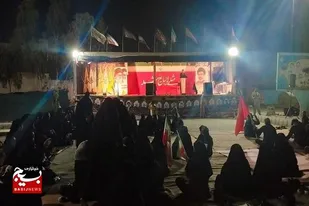 حضور پرشور مردم در تجمع کوی شهیدگمنام