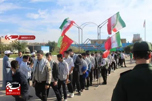 اعزام دانش آموزان شوشتر به مناطق عملیاتی جنوب