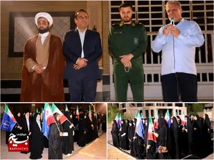 اعزام کاروان دخترانه &laquo;اخت&zwnj;الرضا&raquo; بسیج دانش&zwnj;آموزی شرق اهواز به قم و مشهد مقدس