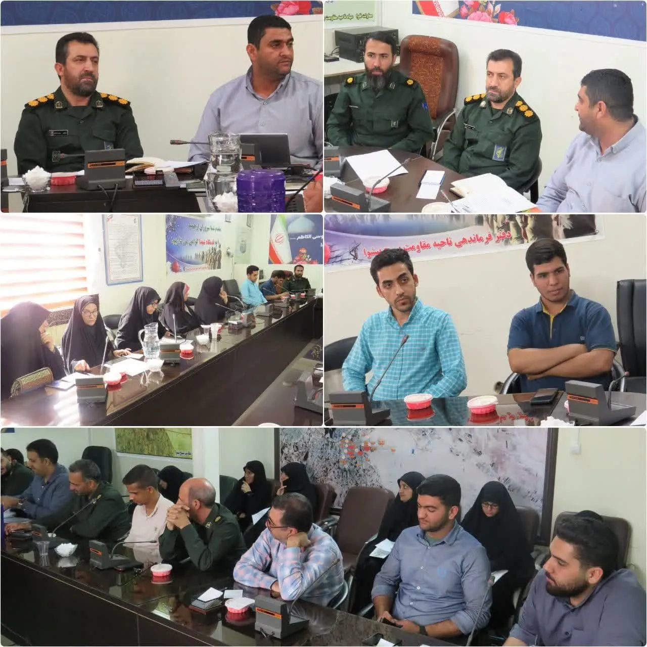 نشست هم اندیشی اعضای شورای جهادی در سپاه ناحیه پیشوا