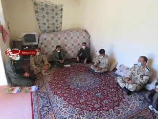تجلیل از خانواده شهید عبداللهی در دهستان موگویی