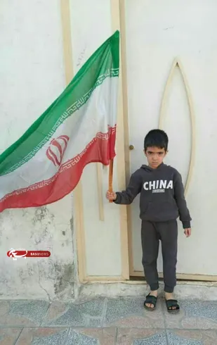پویش نصب پرچم ایران روی درب منازل  در شهر صالحیه