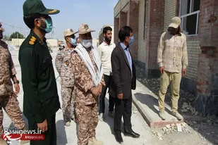 بازدید سردار کرمی از روند پیشرفت مدرسه شبانه روزی کنارک