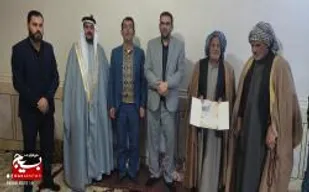 دیدار و تجلیل از خانواده شهید عشایری خوزستان