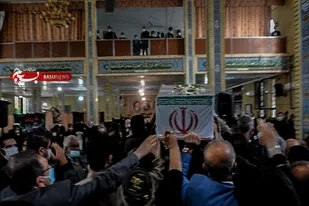 وداع با شهید گمنام در نمازجمعه شمال غرب شیراز