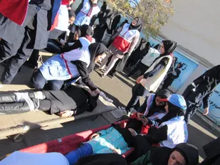 برگزاری مانور زلزله در شاهرود