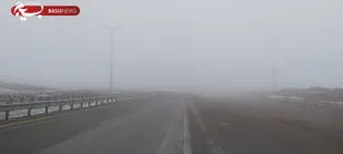 بارش برف در گردنه های استان قزوین طی ۲۴ ساعت گذشته