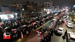 سیل شبانگاهی مردم در خیابان&zwnj;&zwnj;های مشهد
